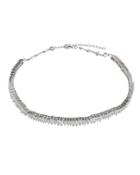 Cz By Kenneth Jay Lane - Baguette Choker Necklace