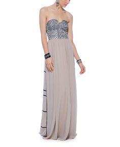 Boundary + Co- Jenn Bustier Maxi Dress