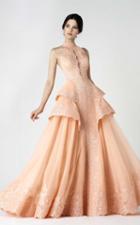 Saiid Kobeisy - High Neck Keyhole Gown 2910