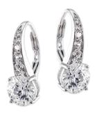 Cz By Kenneth Jay Lane - Victorian Round Peirced Earring