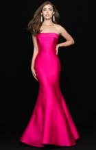 Madison James - 18-635 Strapless Mikado Mermaid Gown