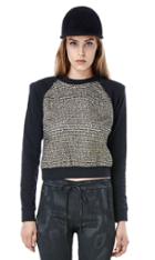 Again Collection - Thunderbird Crew Neck Sweater In Black