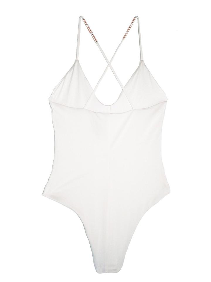 Leah Shlaer Swimwear - The Classic Colette Bodysuit // Venice White