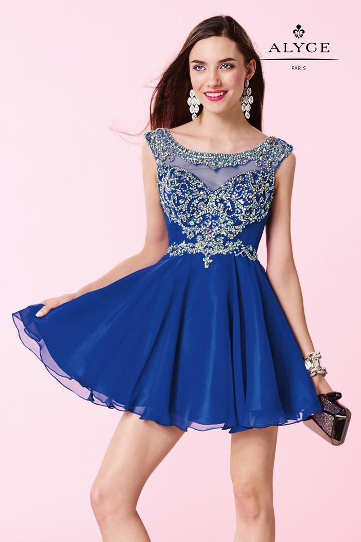 Alyce Paris Homecoming - 3661 Dress In Sapphire
