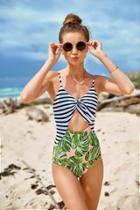 2018 Malai Swimwear - Monstera Delight One Piece Op0106