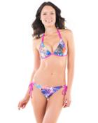 Voda Swim - Molokai Envy Push Up Double String Bikini Top