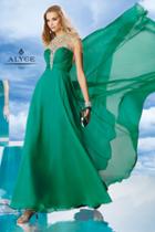 Alyce Paris - 6462 Prom Dress In Emerald