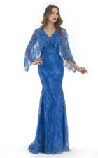 Morrell Maxie - 15739 Cape Overlay Lace Dress