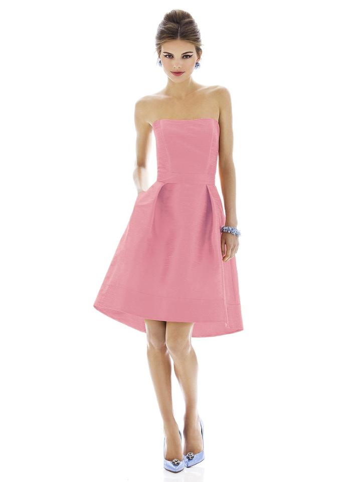 Alfred Sung - D580 Bridesmaid Dress In Papaya