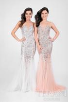 Terani Prom - Multi-colored Illusion Mermaid Gown 1712p2449