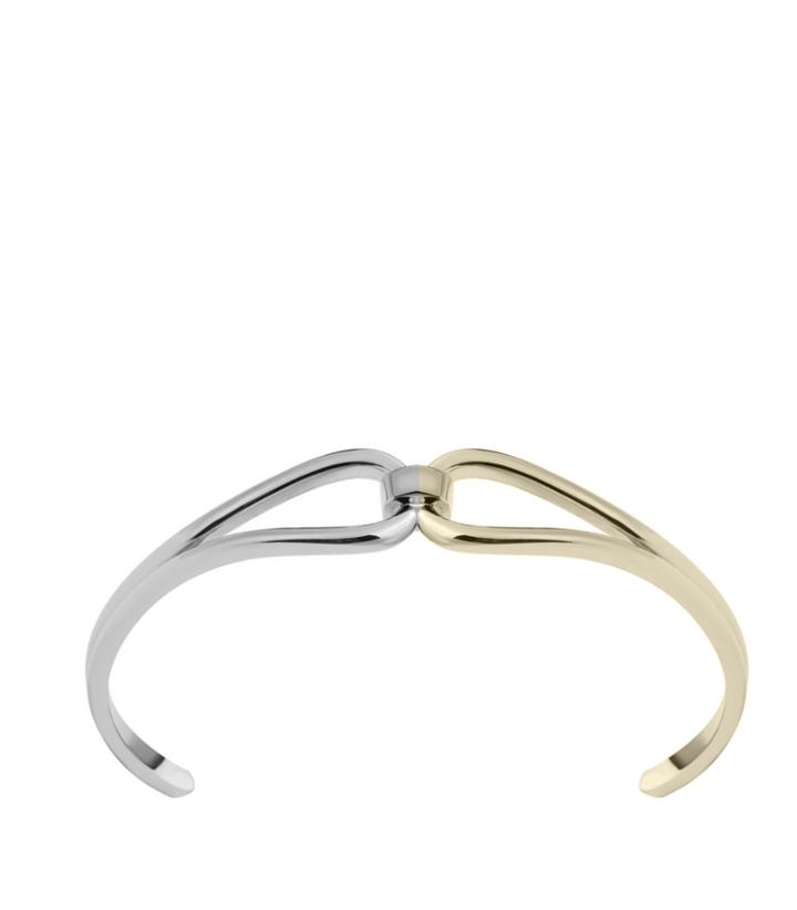 Bonheur Jewelry - Elle Silver/gold Cuff