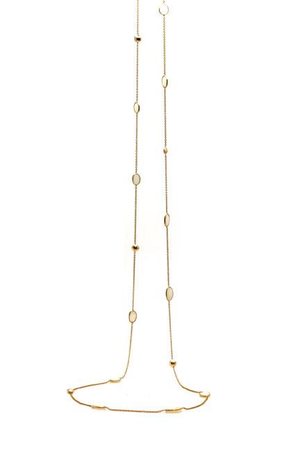 Tresor Collection - Ethiopian Opal Long Necklace In 18k Yg Style 2