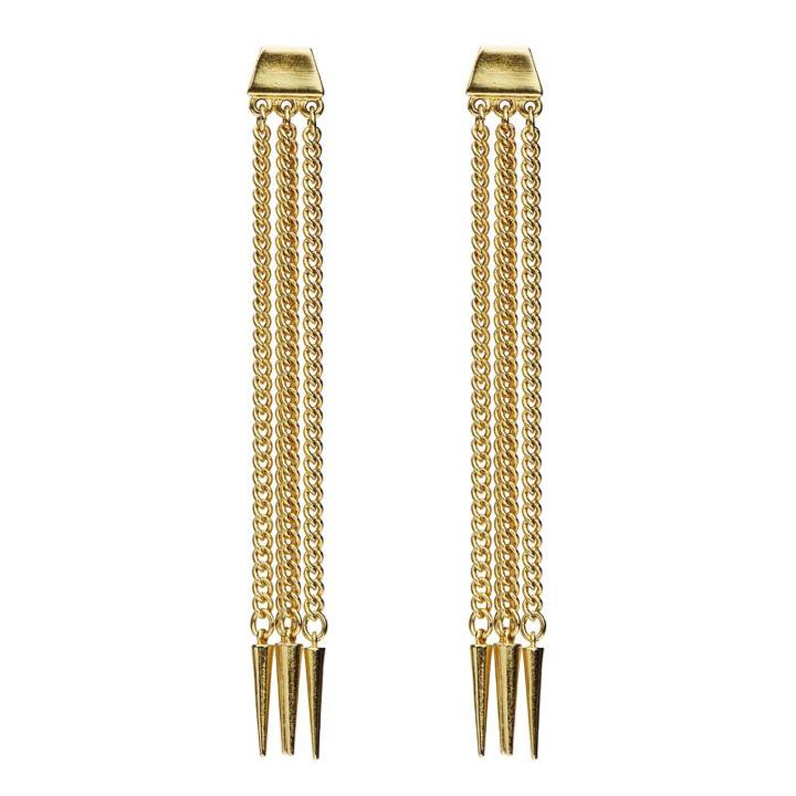 Ben-amun - Classic Gold Chain Spike Post Earrings