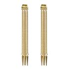 Ben-amun - Classic Gold Chain Spike Post Earrings