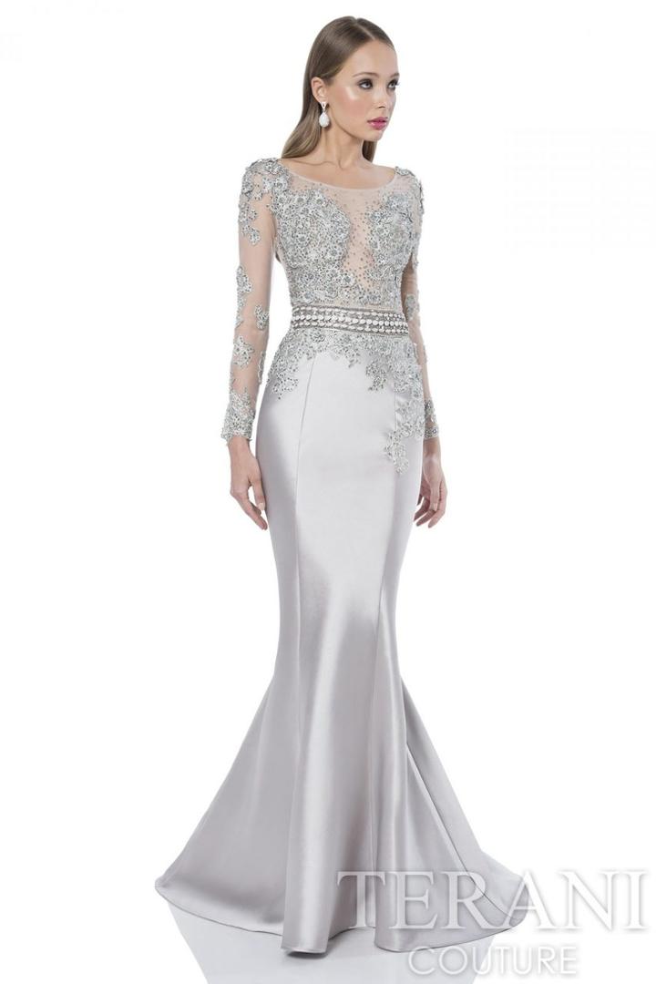 Terani Evening - Sultry Illusion Mermaid Gown 1613e0355
