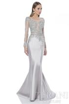 Terani Evening - Sultry Illusion Mermaid Gown 1613e0355