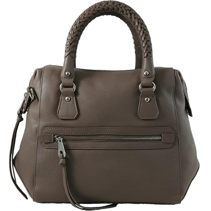 Joelle Hawkens By Treesje - Costa Mesa Satchel Lamba Cow / Mushroom