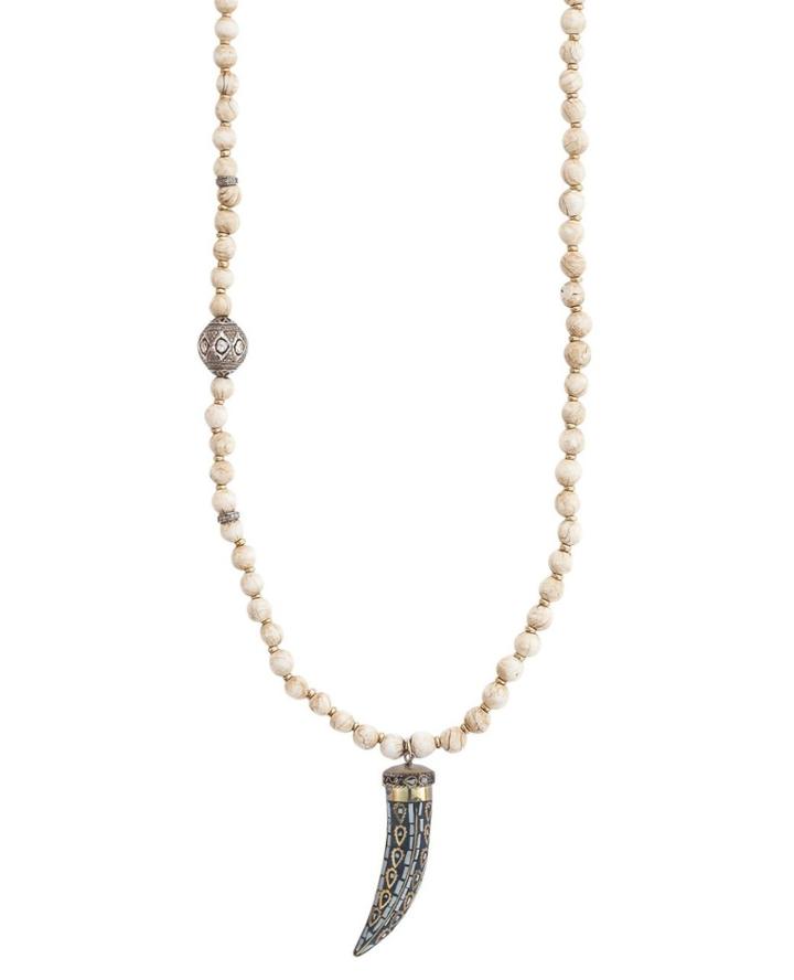 Heather Gardner - Conch Shell Diamond Necklace: One Of A Kind!!