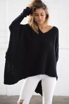 Joah Brown - Layer Me Pullover Sweater In Black