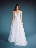 Wilderly Bride By Allure Bridals - F119 Plunging Lace Up Wedding Dress