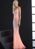 Jasz Couture - 4823 Dress In Coral