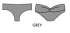 Nicolita Swimwear - New! Knotty Bikini Boy Short With Scrunch In Grey