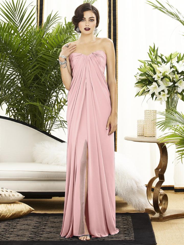 Dessy Collection - 2879 Dress In Rose