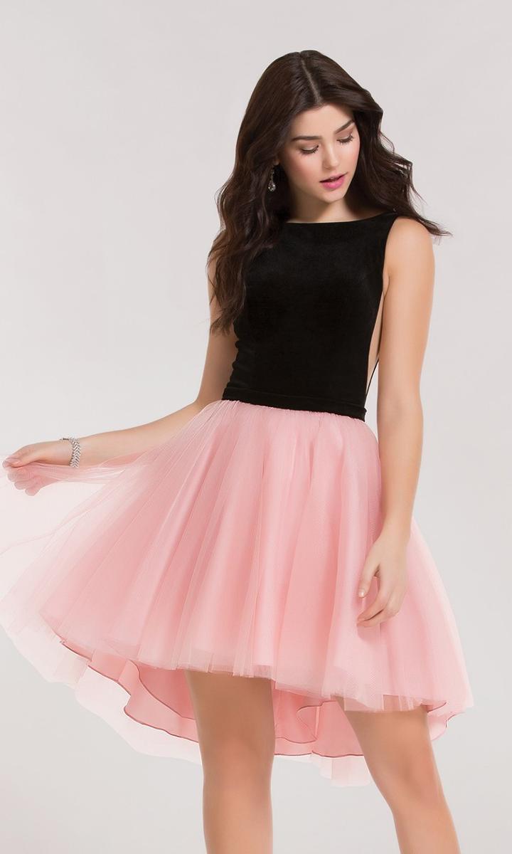 Alyce Paris Ballet - 2640 Bateau High Low A-line Dress