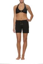 Helen Jon - 7 Lace-up Board Short In Black