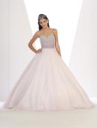 May Queen - Lavish Beaded Strapless Sweetheart Ball Gown Lk71