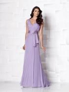 Cameron Blake By Mon Cheri - 113620 Long Dress In Lavender