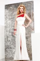 Faviana - S7002 One Shoulder Strap Gown With Slit