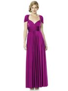 Dessy Collection - Mj-twist2 Dress In Persian Plum
