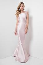 Terani Couture - Delicate Foliate Fit And Flare Gown 1621m1721