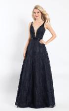 Rachel Allan - 6206 Sleeveless Plunging V-neck Lace Dress