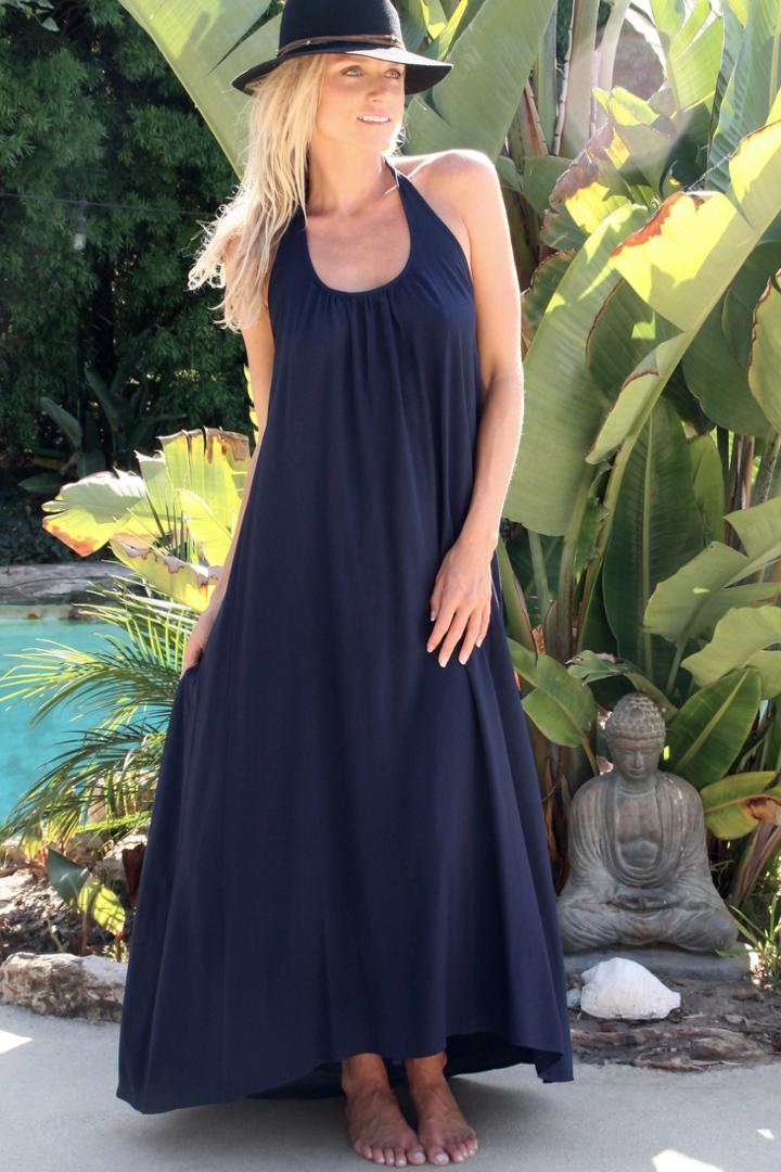 Wanderlust Dress In Navy