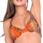 Luli Fama - Wanderlust Underwire Halter Top In Multicolor (l45287)