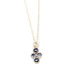 Nina Nguyen Jewelry - Rose Cut Quadruple Diamond Gold Necklace Style 2