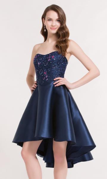 Alyce Paris Homecoming - 3730 Embellished Semi-sweetheart A-line Dress