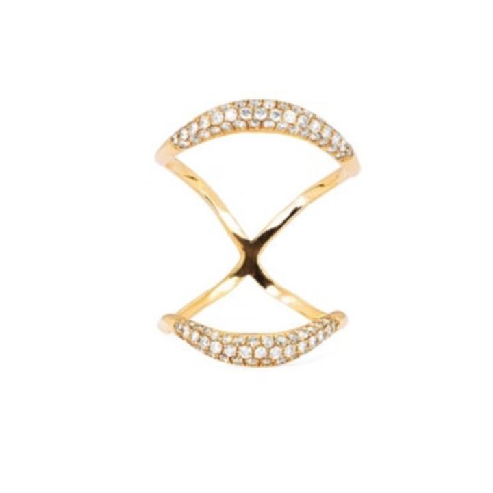 Logan Hollowell - Crescent Mirror Knuckle Ring