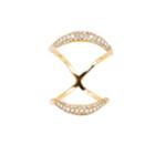 Logan Hollowell - Crescent Mirror Knuckle Ring