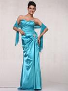Cinderella Divine - Draping Strapless Sweetheart Sheath Gown