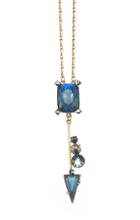 Elizabeth Cole Jewelry - Townley Necklace Blue