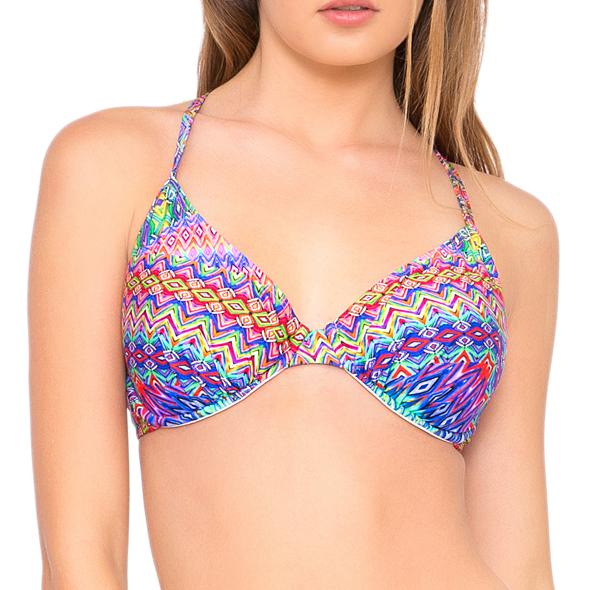 Luli Fama - Free Love Underwire Adjustable Top In Multicolor (l473293)