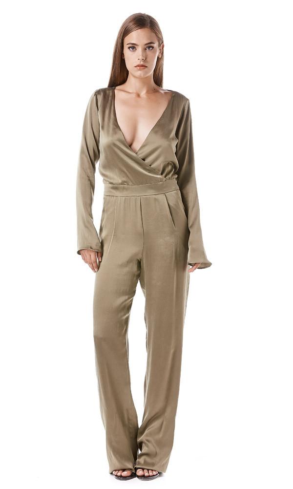 Again Collection - Mayfair Silk Jumper In Neutral