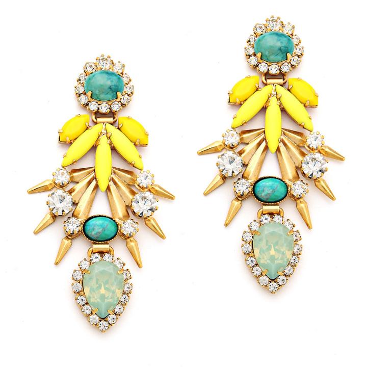 Elizabeth Cole Jewelry - Strieker Earring Black Pearl