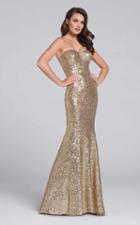 Ellie Wilde - Ew117033 Sequined Sweetheart Dress