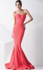 Mnm Couture - Ruched Sweetheart Mermaid Dress G0786