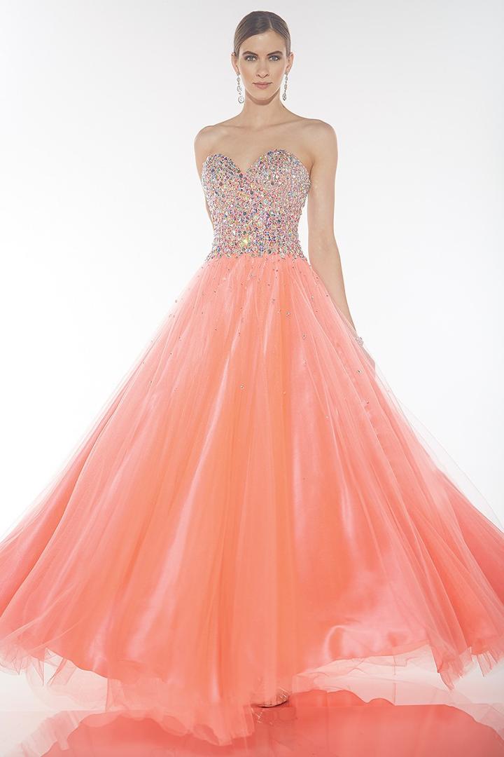Alyce Paris - 1023 Dress In New Coral