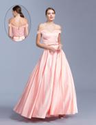 Aspeed - L1951 Two Piece Off-shoulder Evening Ballgown